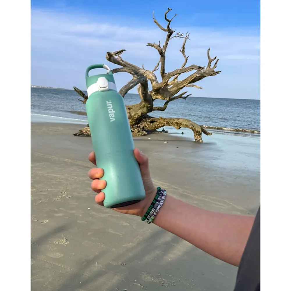 Vapur Chill Double Steel Wall Insulated Water Bottle 20 oz., Sea Glass (30183)