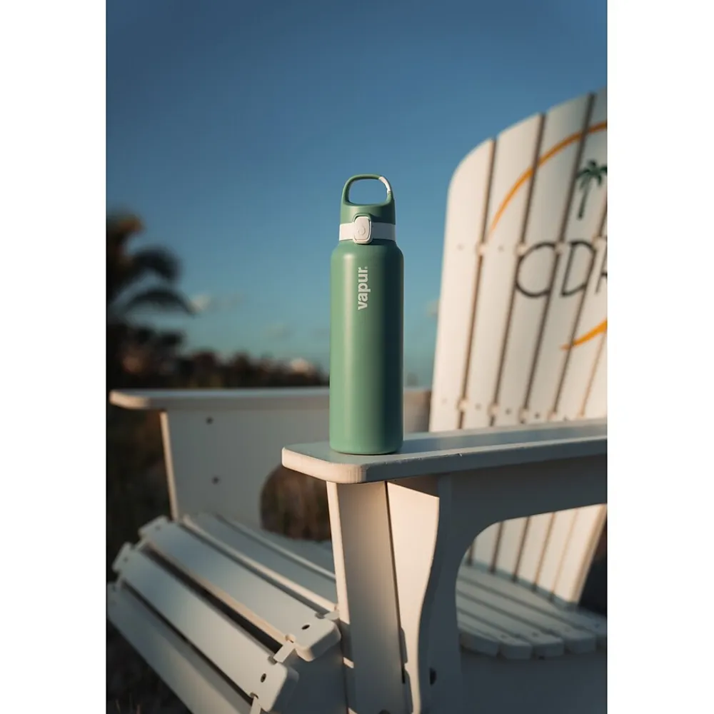 Vapur Chill Double Steel Wall Insulated Water Bottle 20 oz., Sea Glass (30183)