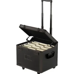 File Storage|Vaultz Locking Mobile File Chest, Letter/Legal, Black (VZ00307)