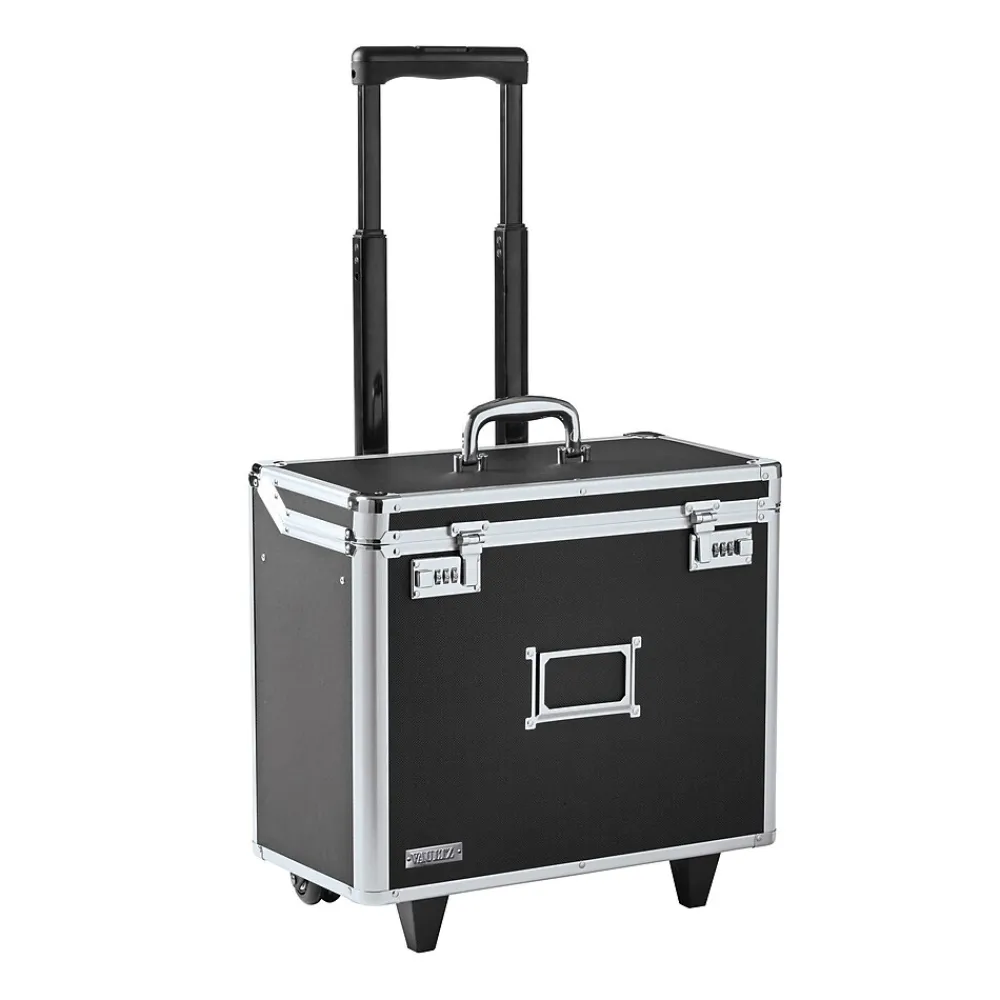 File Storage|Vaultz Metal Mobile Business Case, Legal, Black (VZ00636)