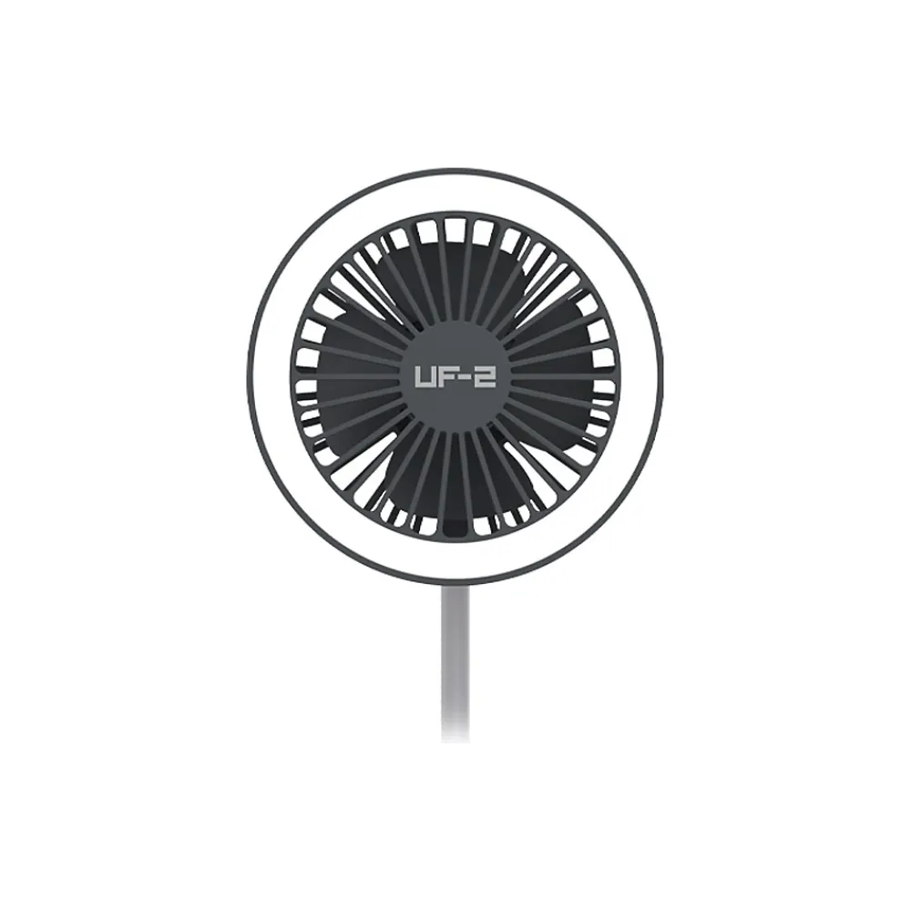UF-2 Wireless Charging Stand with Fan and LED Light, Gray (VUF-002-UF2)<Veho Hot