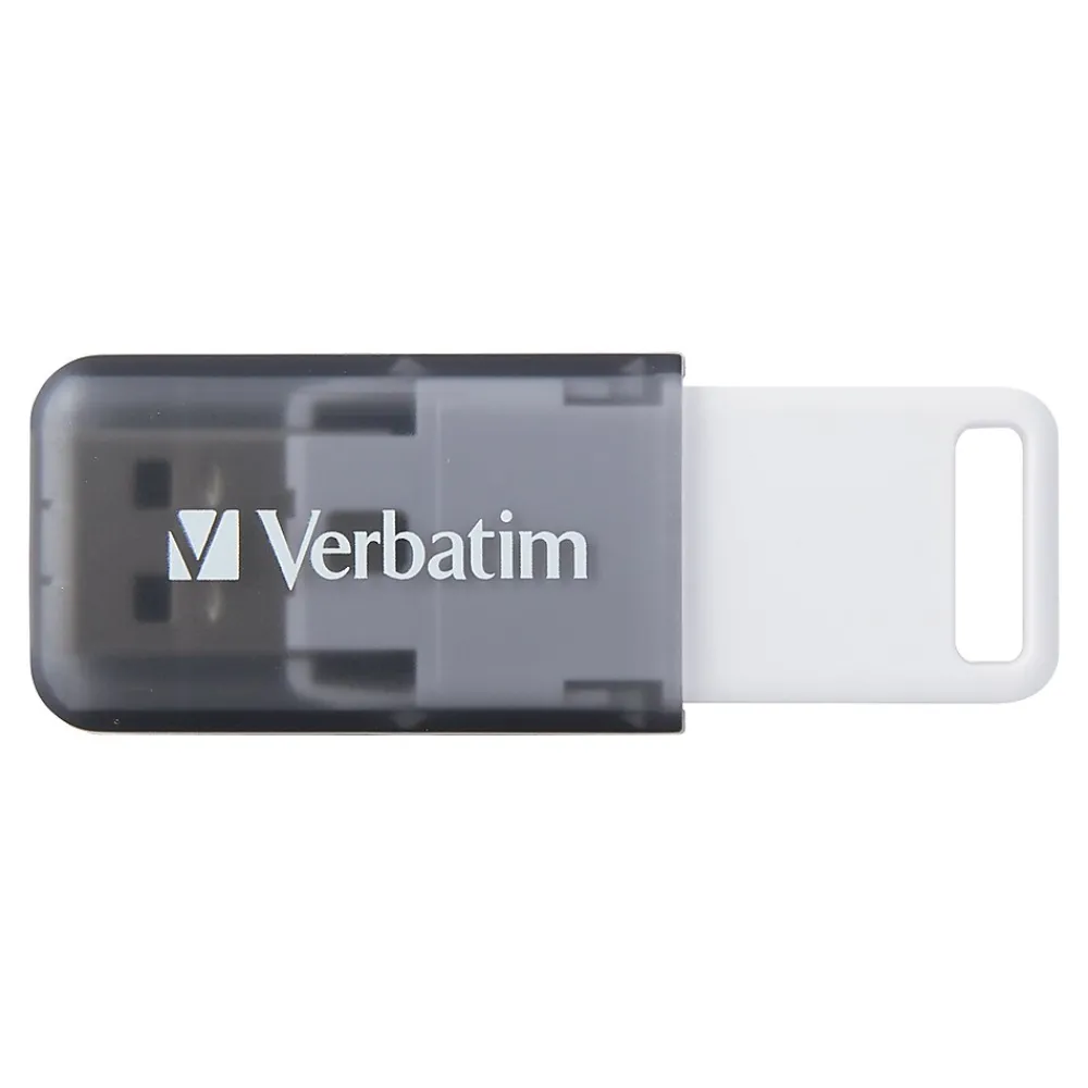 Online Verbatim SeaGlass 64GB USB 3.2 Type A Flash Drive, Gray (71273)