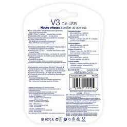 Sale Verbatim Store 'n' Go V3 8GB USB 3.2 Type A Flash Drive, Black/Gray (49171)