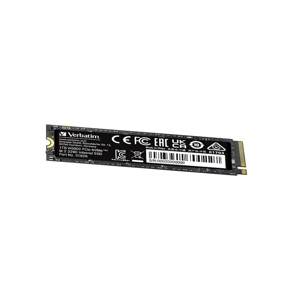 Verbatim Vi5000 PCIe NVMe M.2 1TB M.2 PCI Express Internal Solid State Drive (31826)