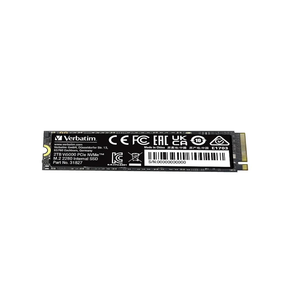 Online Verbatim Vi5000 PCIe NVMe M.2 2TB M.2 PCI Express Internal Solid State Drive (31827)