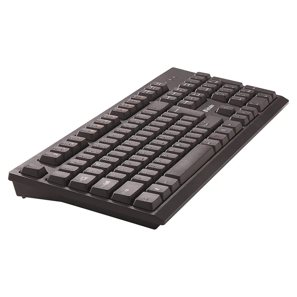 Hot Verbatim Wireless Keyboard and Optical Mouse Combo, Black (70724)