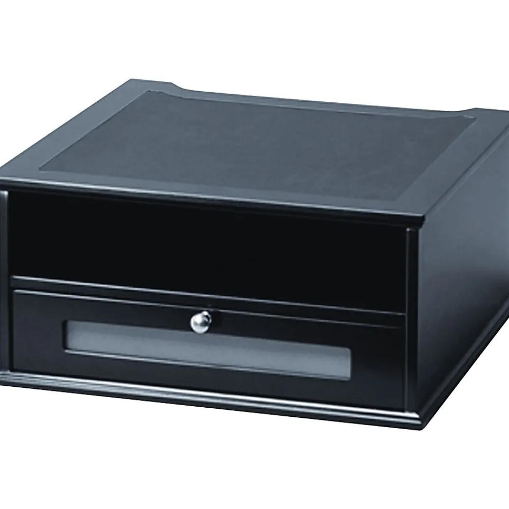 Discount Victor Technology Wooden Desktop Monitor Riser, Midnight Black (1175-5)