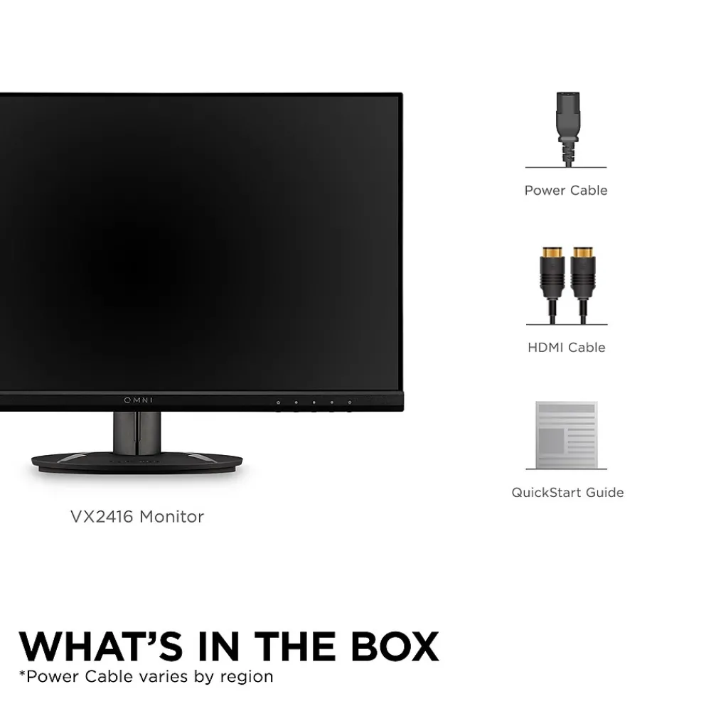 Sale ViewSonic 24" 100 Hz LCD Gaming Monitor, Black (VX2416)