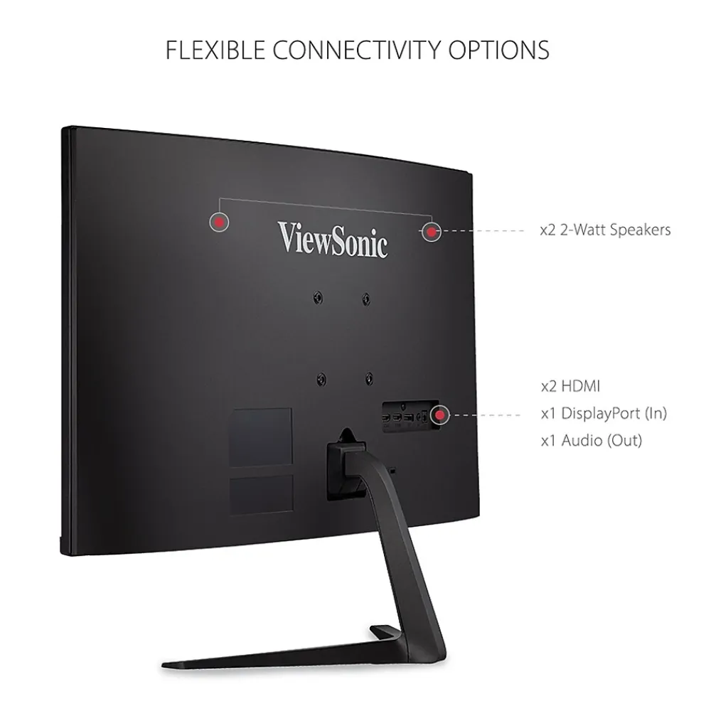Clearance ViewSonic 27" Curved 165 Hz LCD Gaming Monitor, Black (VX2718-2KPC-MHD)