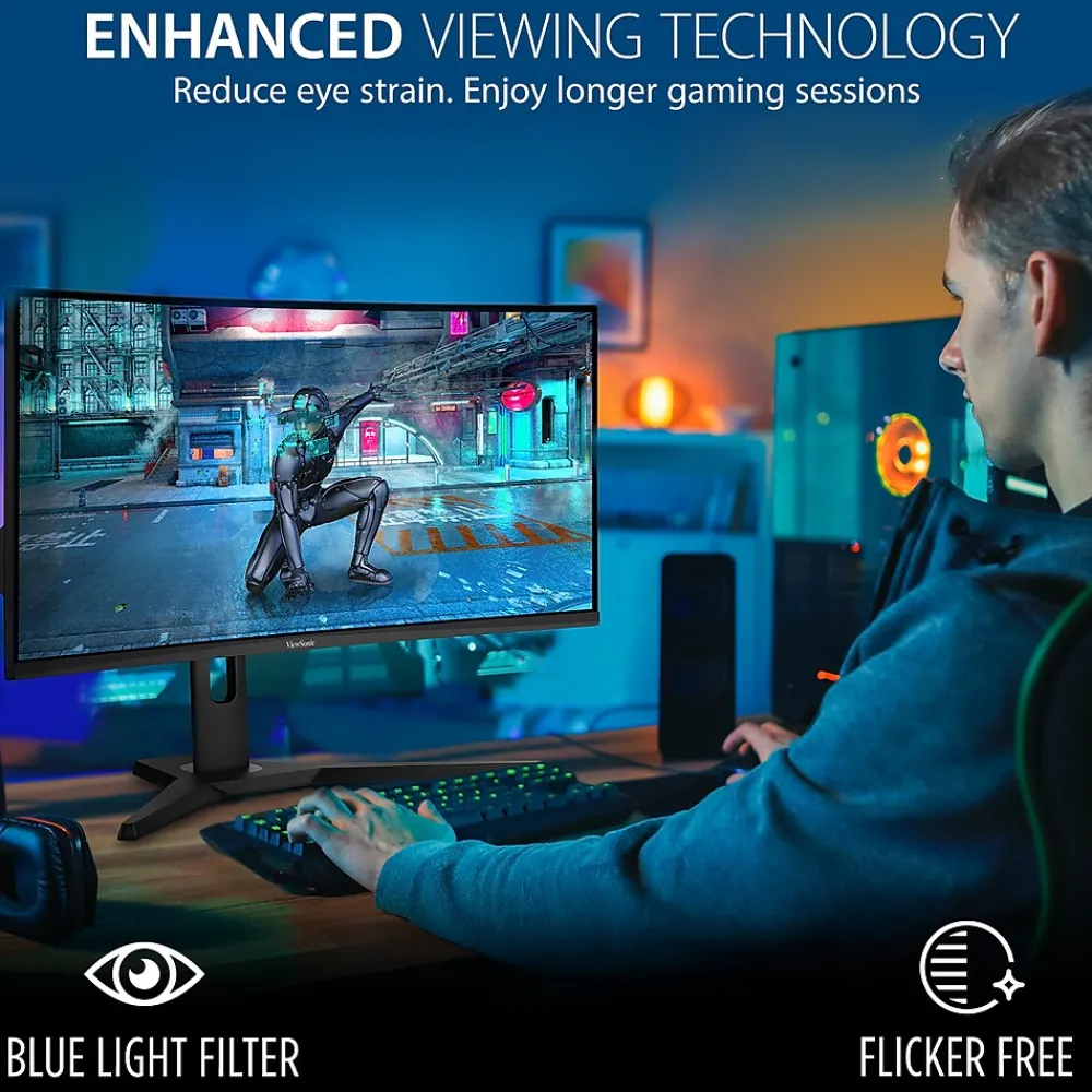 Clearance ViewSonic 34" Curved 144 Hz LCD Gaming Monitor, Black (VX3418-2KPC)