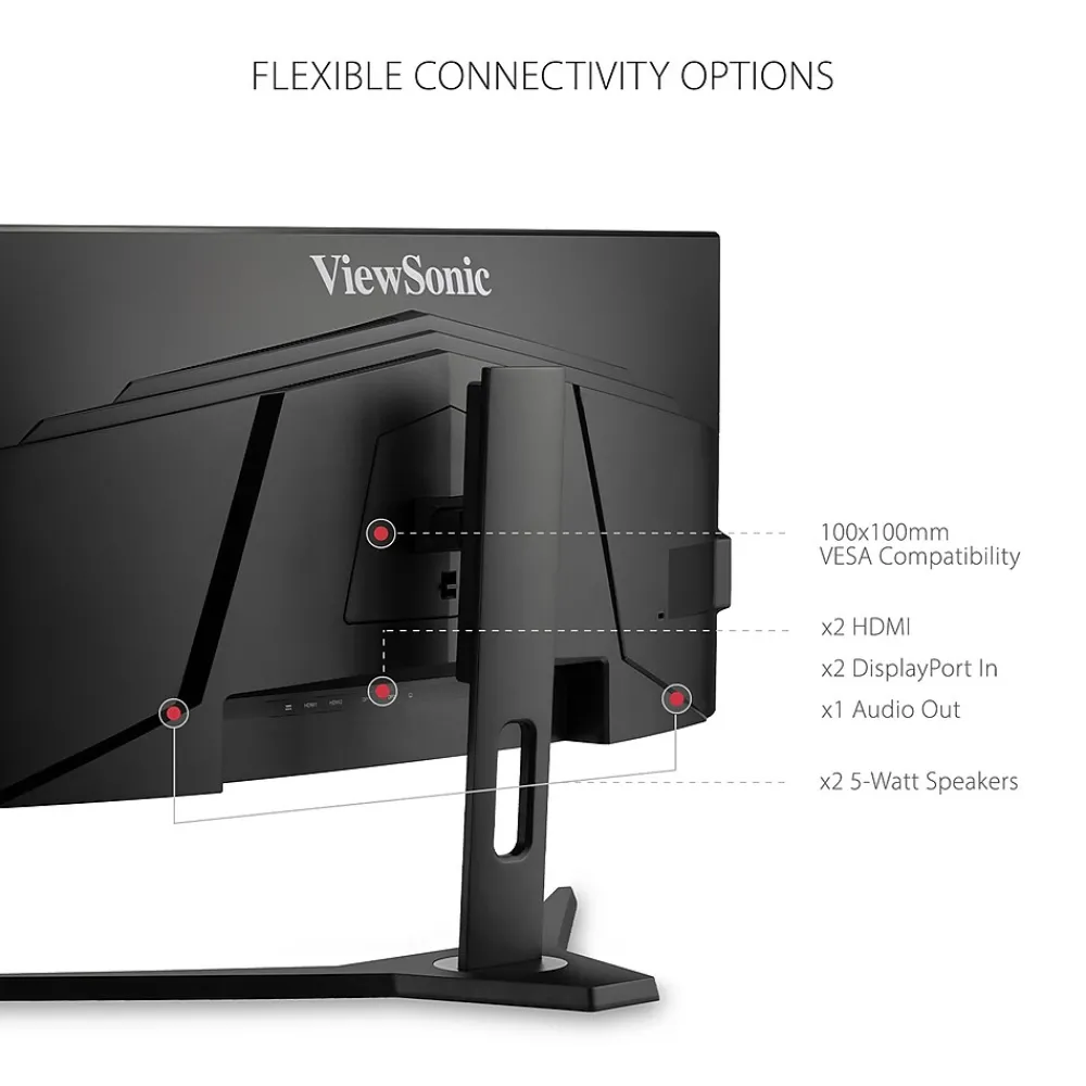 Clearance ViewSonic 34" Curved 144 Hz LCD Gaming Monitor, Black (VX3418-2KPC)