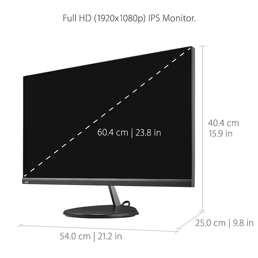 Best ViewSonic 24" 75 Hz LCD Monitor, Black (VX2485-MHU)