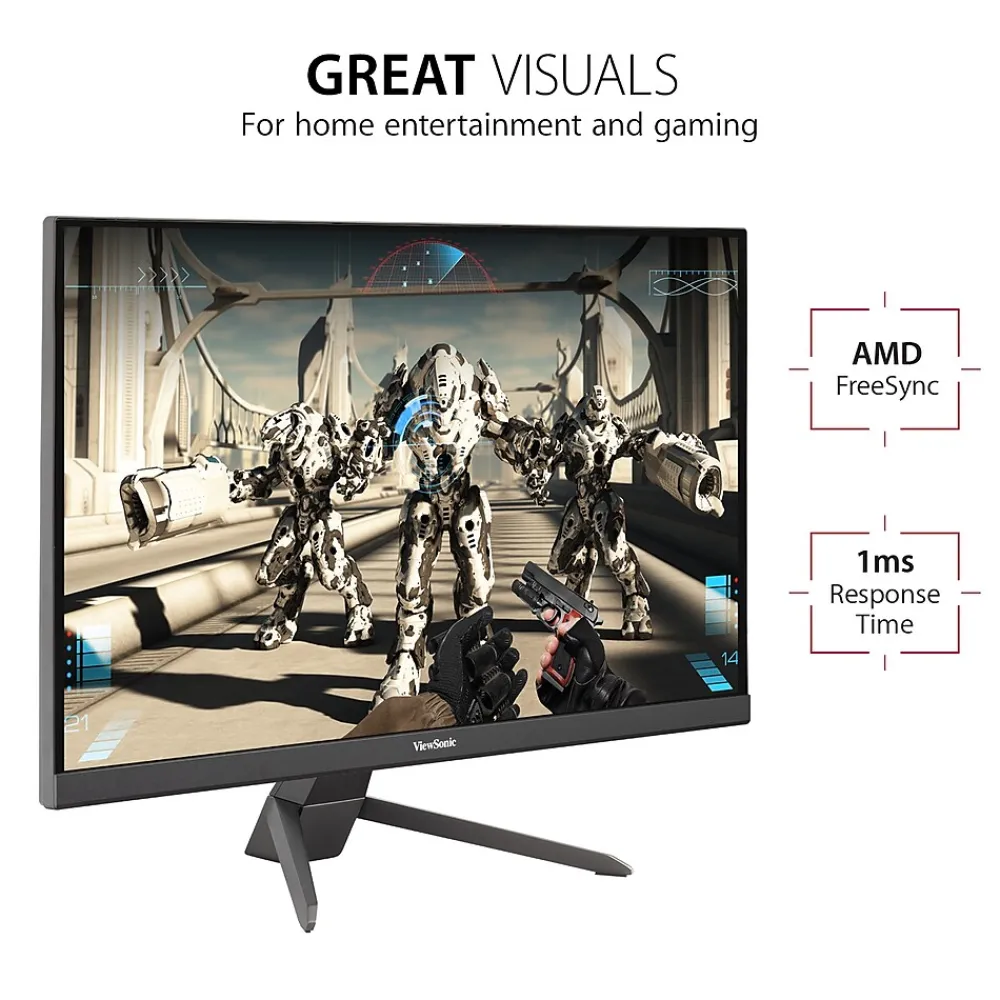 Best ViewSonic 24" 100 Hz LED Gaming Monitor, Black (VX2467-MHD)