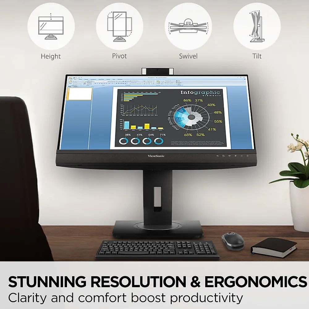 Sale ViewSonic 27" 75 Hz LED Monitor, Black (VG2756V-2K)
