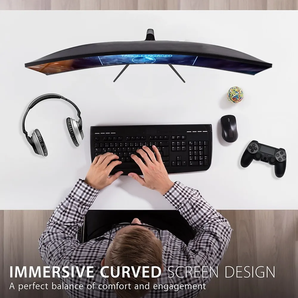 New ViewSonic 32" Curved 180Hz LCD Gaming Monitor, Black (VX3218-PC-MHD)