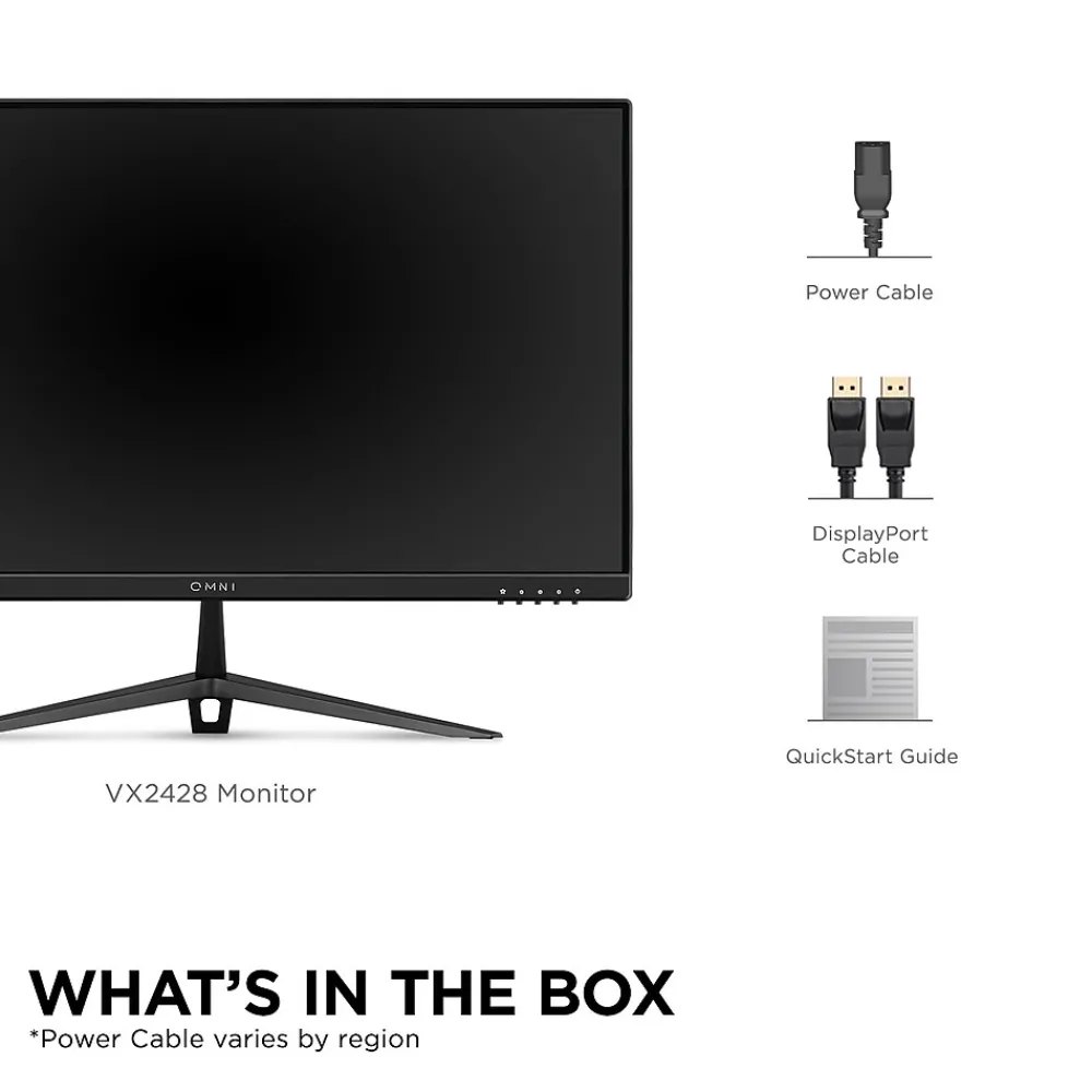 Discount ViewSonic 24" 180Hz LCD Gaming Monitor, Black (VX2428)