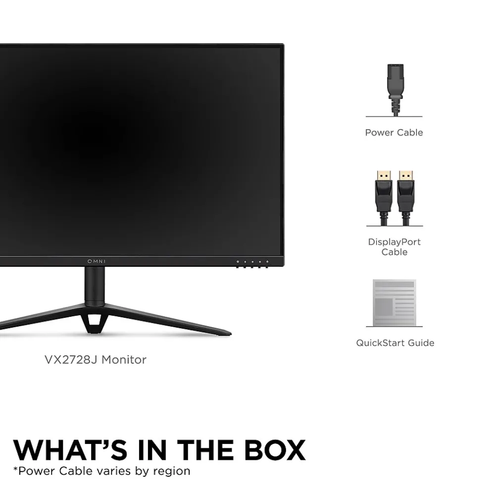 Discount ViewSonic 27" 180Hz LCD Gaming Monitor, Black (VX2728J)