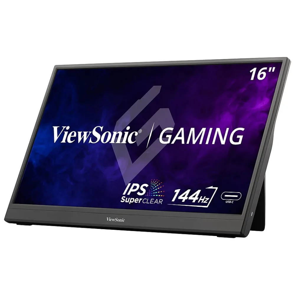 Best ViewSonic 16" 144Hz LCD Gaming Monitor, Black (VX1654)