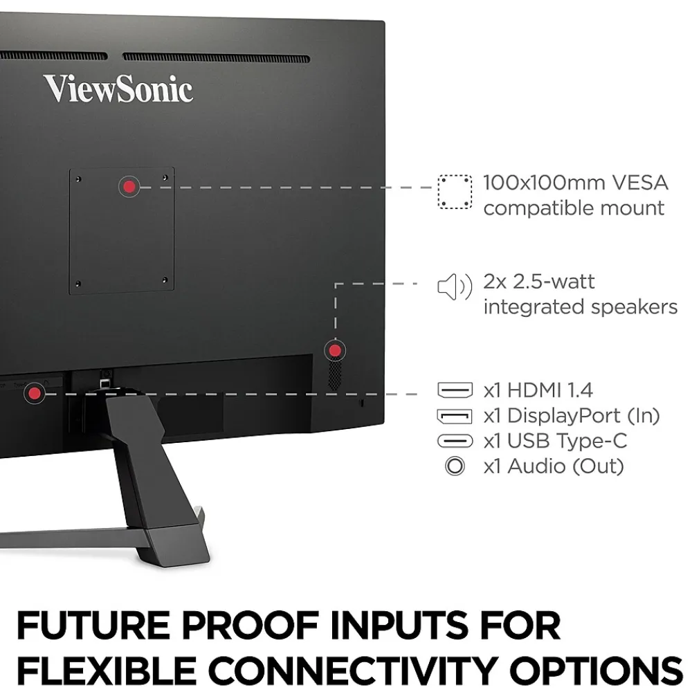 Hot ViewSonic 32" 75Hz LCD Monitor, Black (VX3267U-2K)