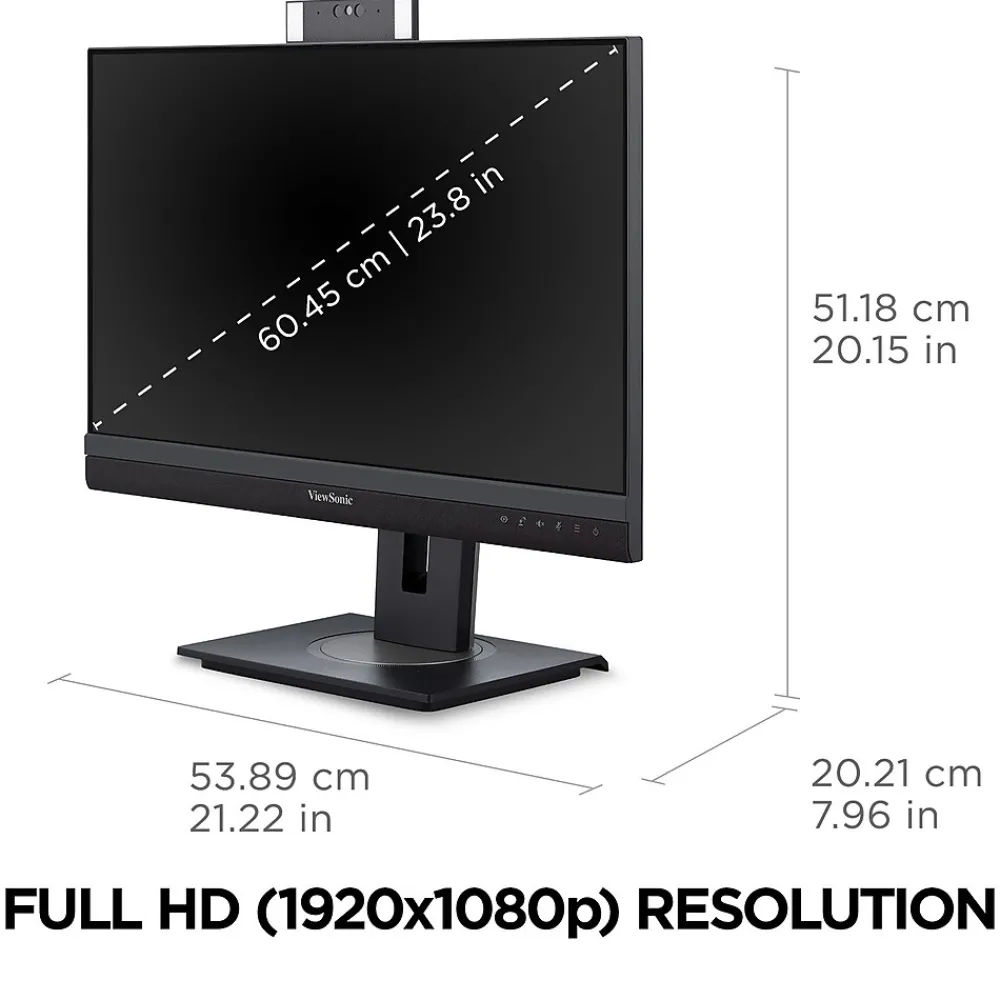 Sale ViewSonic 24" 100Hz LCD Monitor, Black (VG2457V)