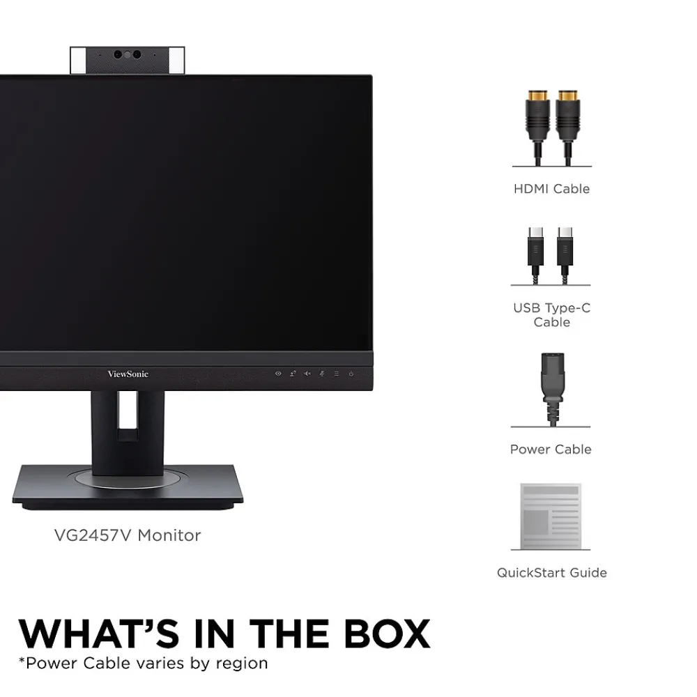 Sale ViewSonic 24" 100Hz LCD Monitor, Black (VG2457V)