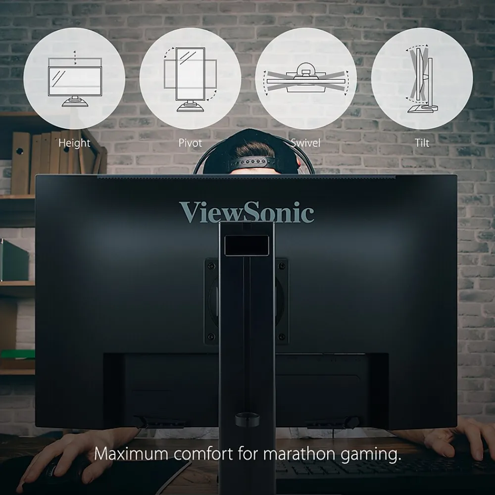 Online ViewSonic 24" 240Hz LED Gaming Monitor, Black (XG2431)