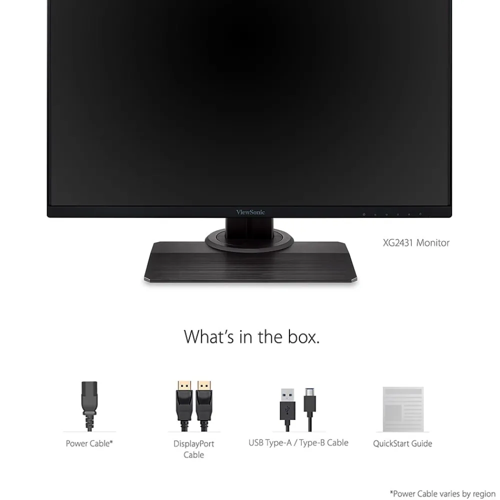 Online ViewSonic 24" 240Hz LED Gaming Monitor, Black (XG2431)