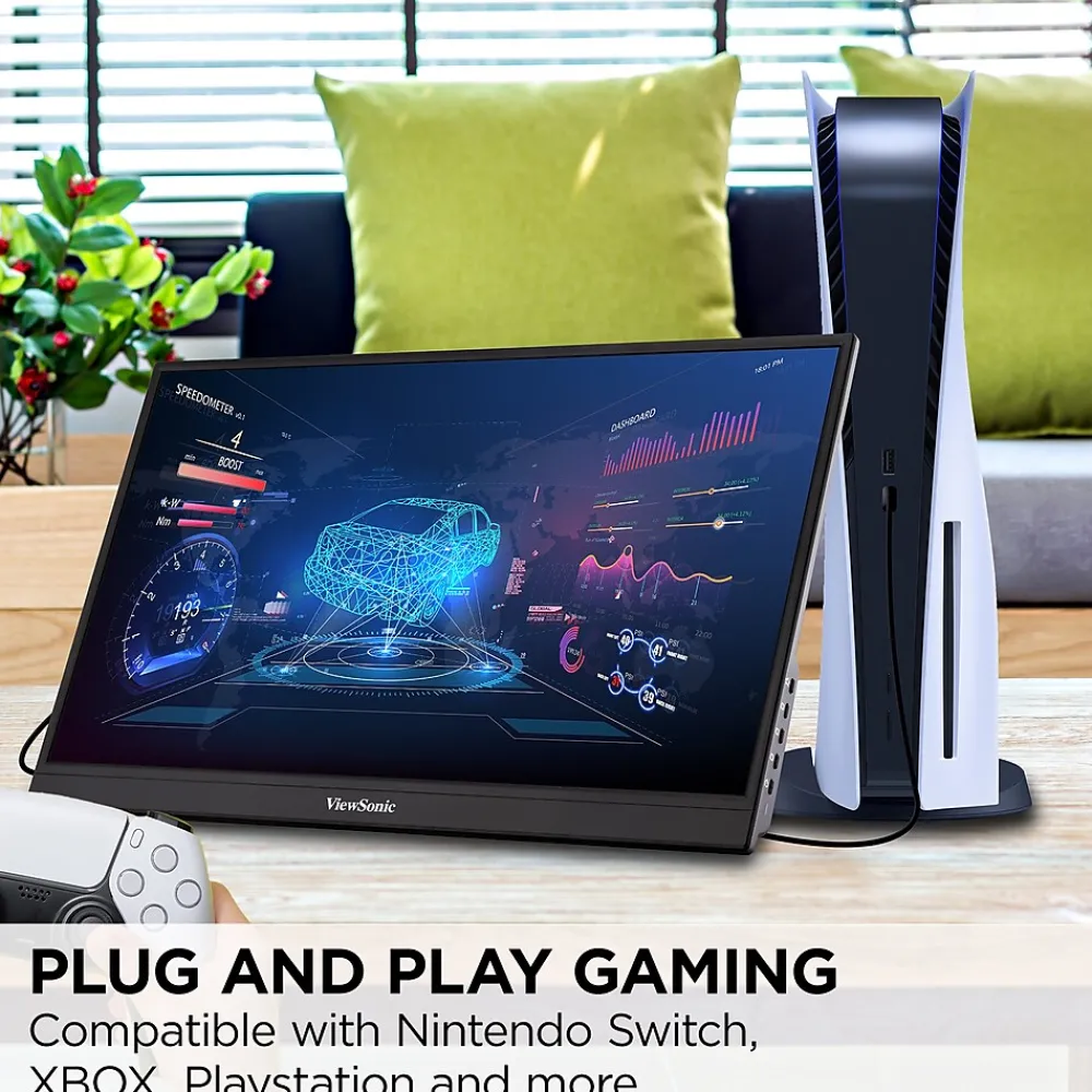 Online ViewSonic 17" 144Hz LED Gaming Monitor, Black (VX1755)