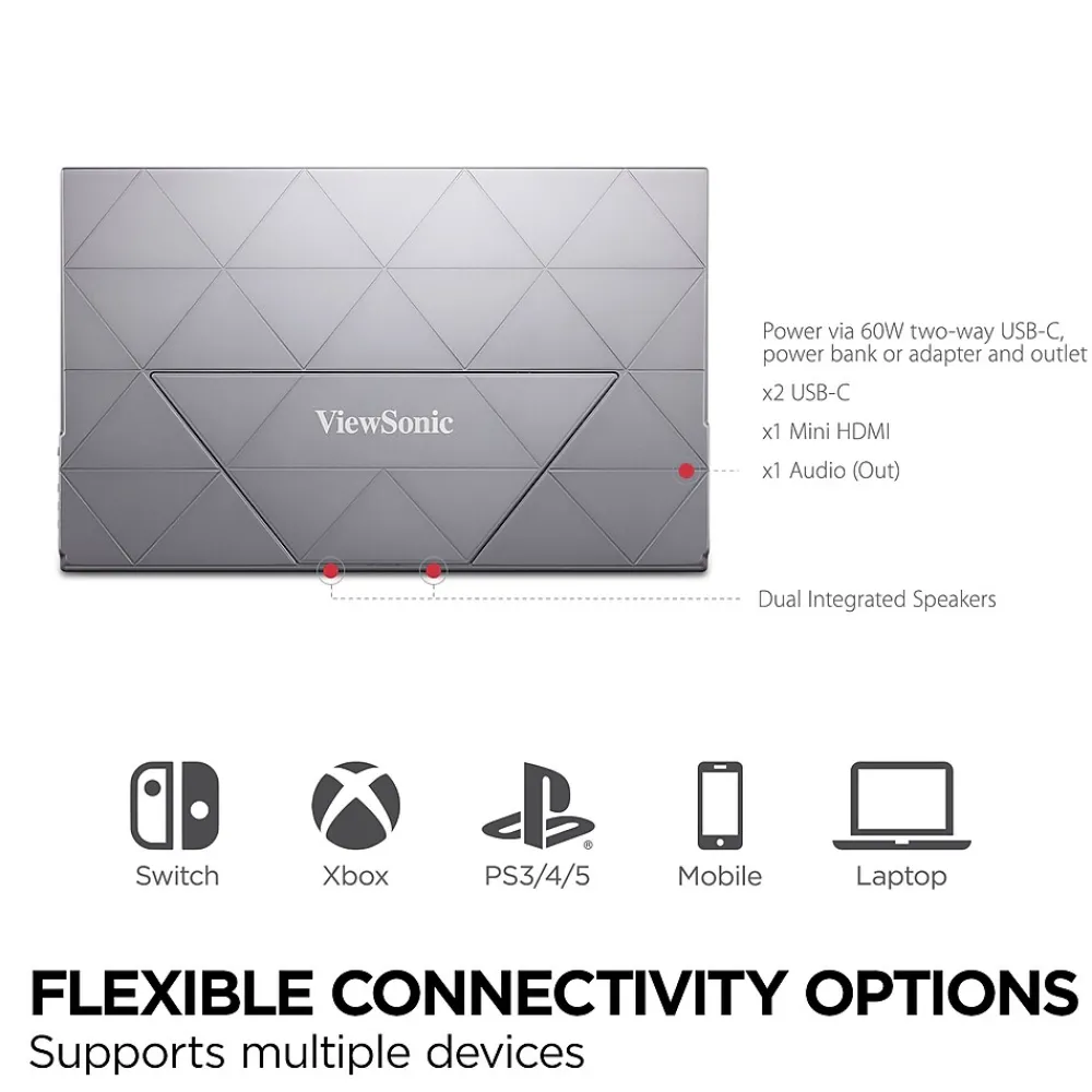 Online ViewSonic 17" 144Hz LED Gaming Monitor, Black (VX1755)