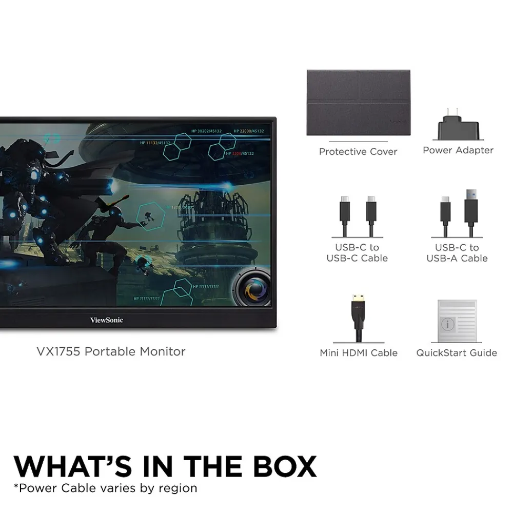Online ViewSonic 17" 144Hz LED Gaming Monitor, Black (VX1755)