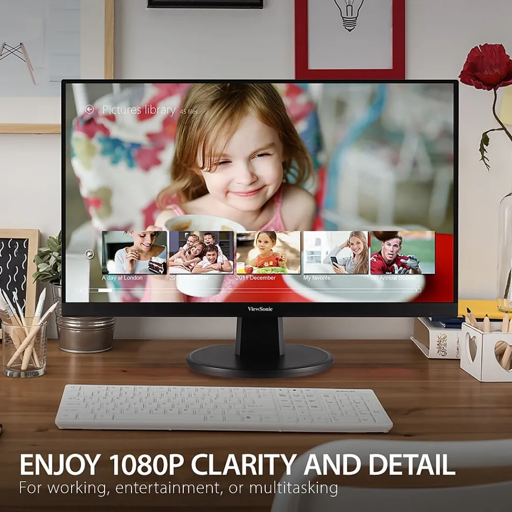 ViewSonic 27" 100Hz LED Monitor, Black (VA2747-MH)