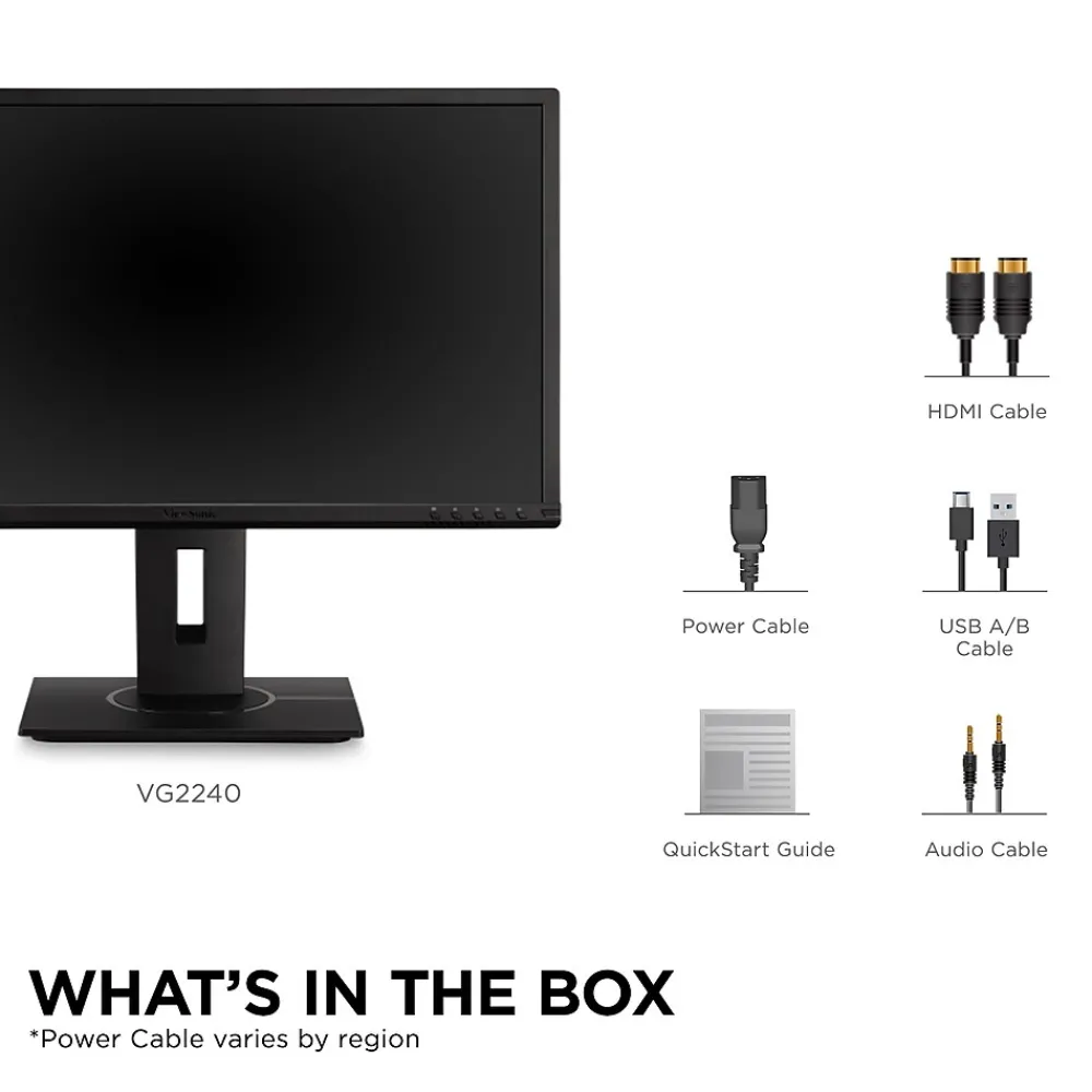 Sale ViewSonic 22" 100Hz LED Monitor, Black (VG2240)