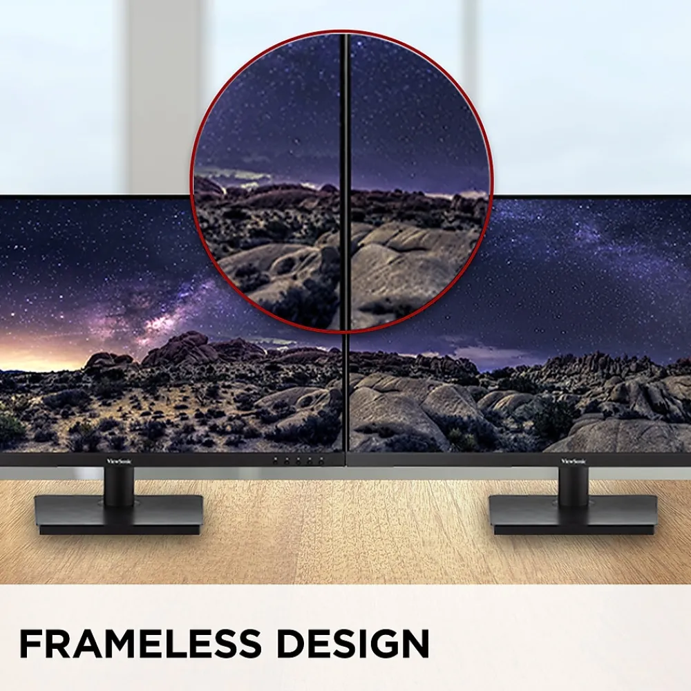 Clearance ViewSonic 32" 75Hz LED Monitor, Black (VA3209M)