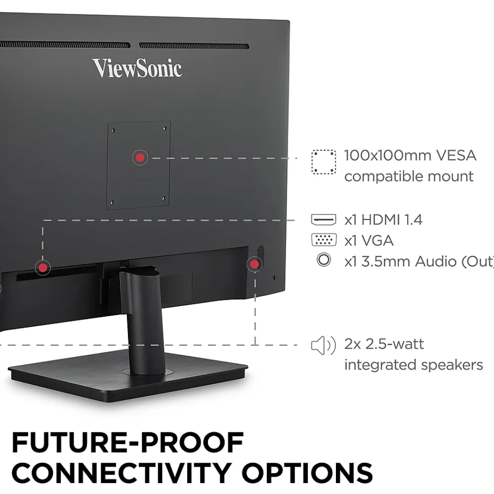 Clearance ViewSonic 32" 75Hz LED Monitor, Black (VA3209M)