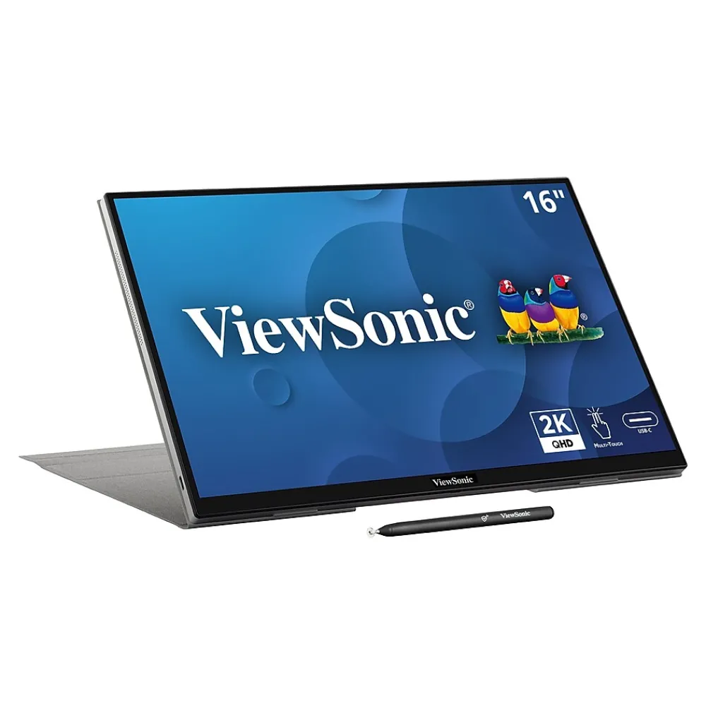 Discount ViewSonic 16" 60Hz LED Monitor, Black (TD1656-2K)