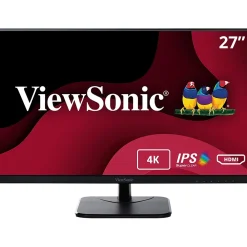 Hot ViewSonic 27" 4K Ultra HD 75Hz LCD Monitor, Black (VA2756-4K-MHD)