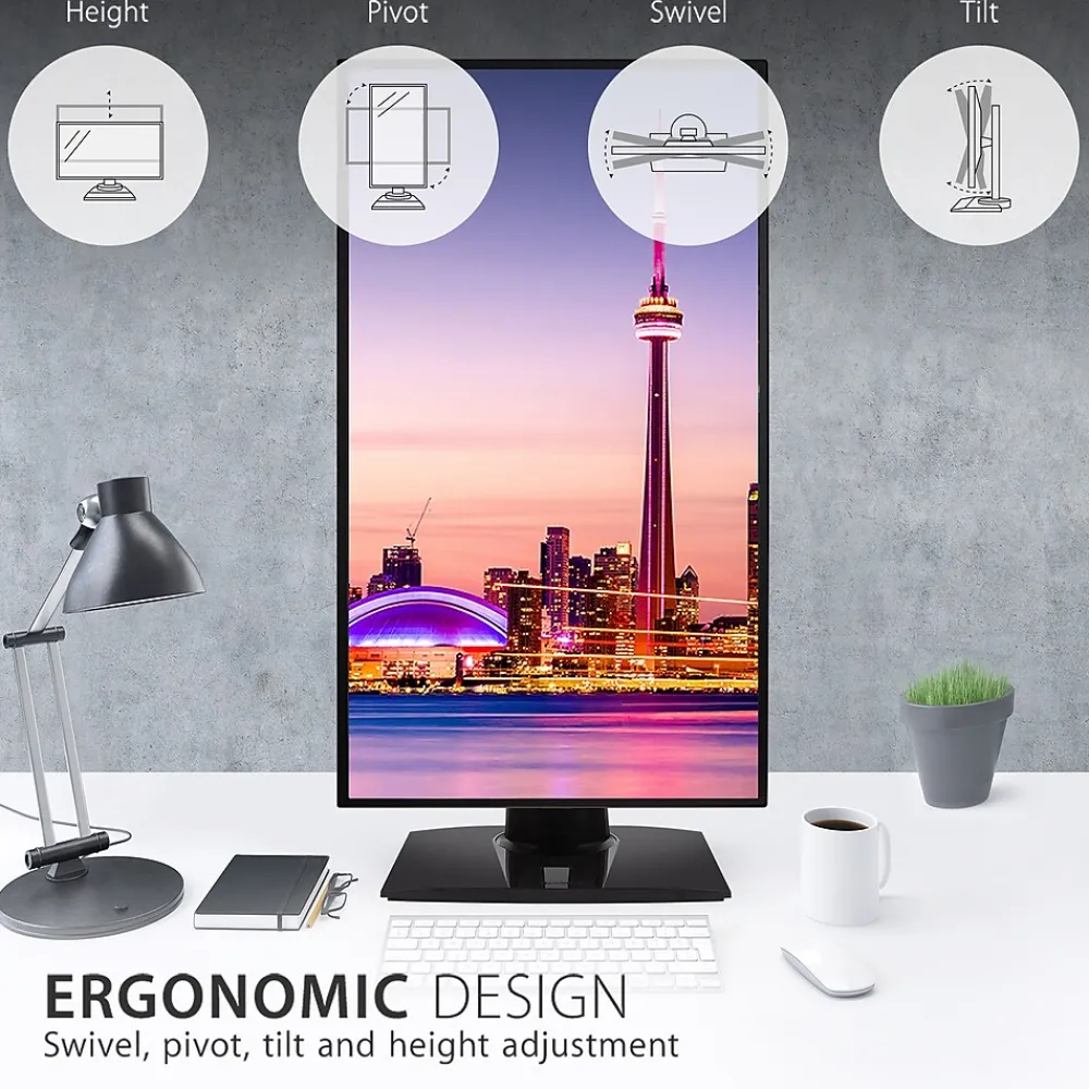 Online ViewSonic ColorPro 32" 4K Ultra HD 60 Hz LED Monitor, Black (VP3268A-4K)
