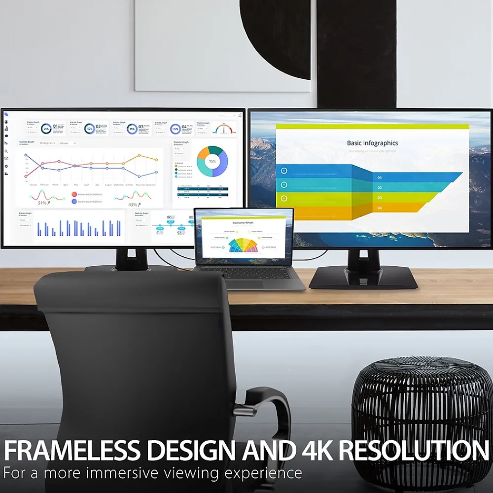 Online ViewSonic ColorPro 32" 4K Ultra HD 60 Hz LED Monitor, Black (VP3268A-4K)