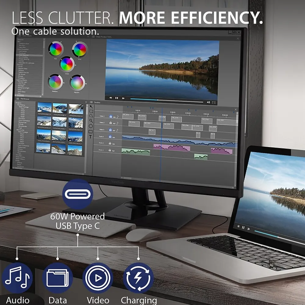 Outlet ViewSonic ColorPro 32" 4K Ultra HD 60 Hz LED Monitor, Black (VP3256-4K)