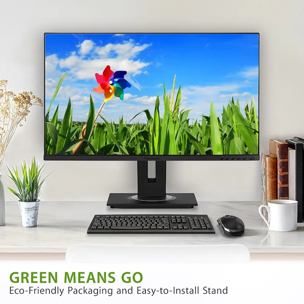 Hot ViewSonic Ergonomic 27" 60Hz LCD Monitor, Black (VG2755)