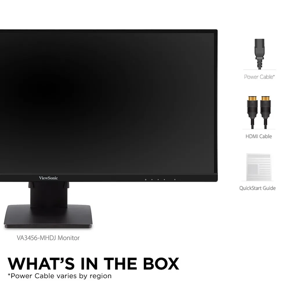Discount ViewSonic UltraWide WQHD 34" 75 Hz LCD Monitor, Black (VA3456-MHDJ)