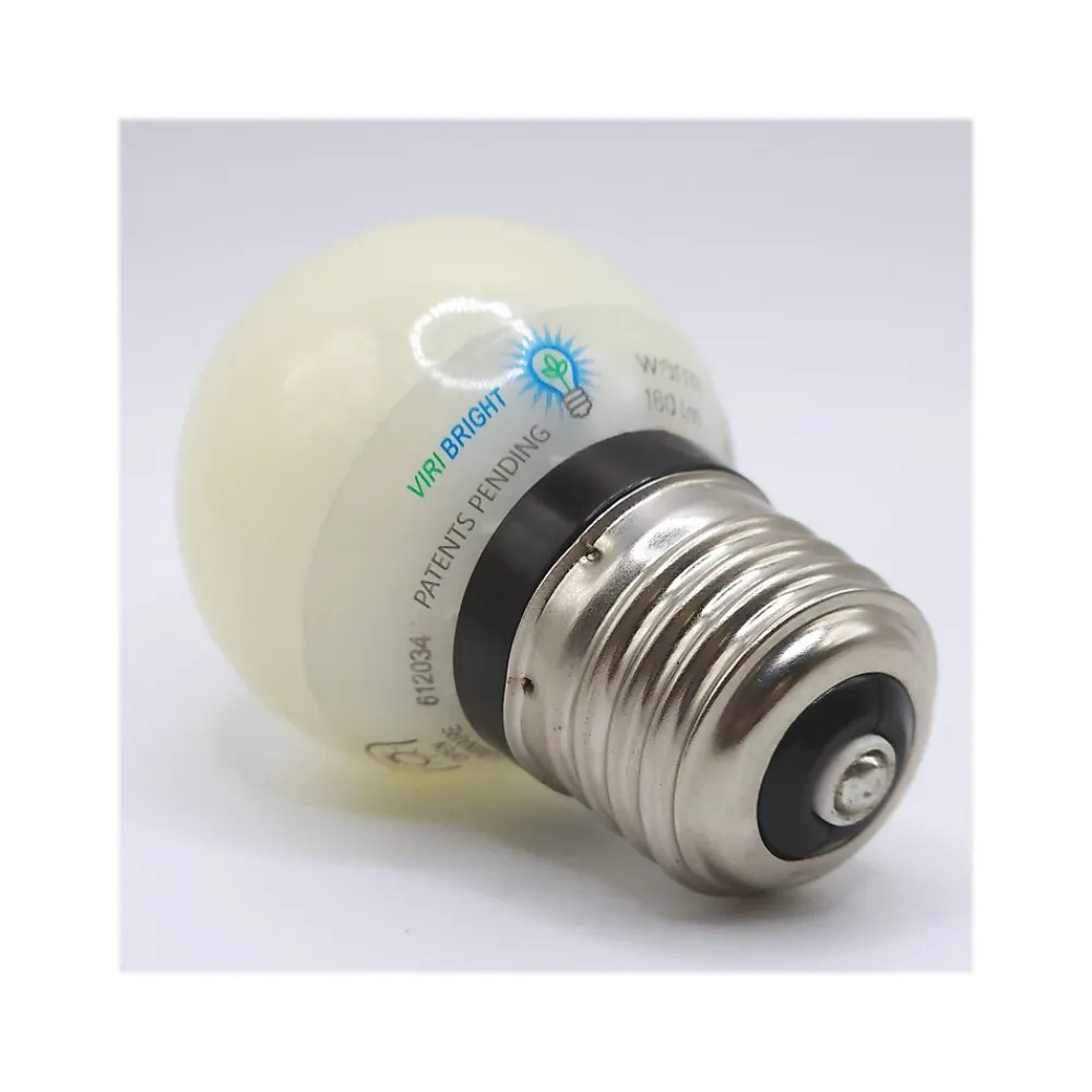 Viribright 2-Watt Cool White LED Bulb, Dozen (74565-12)