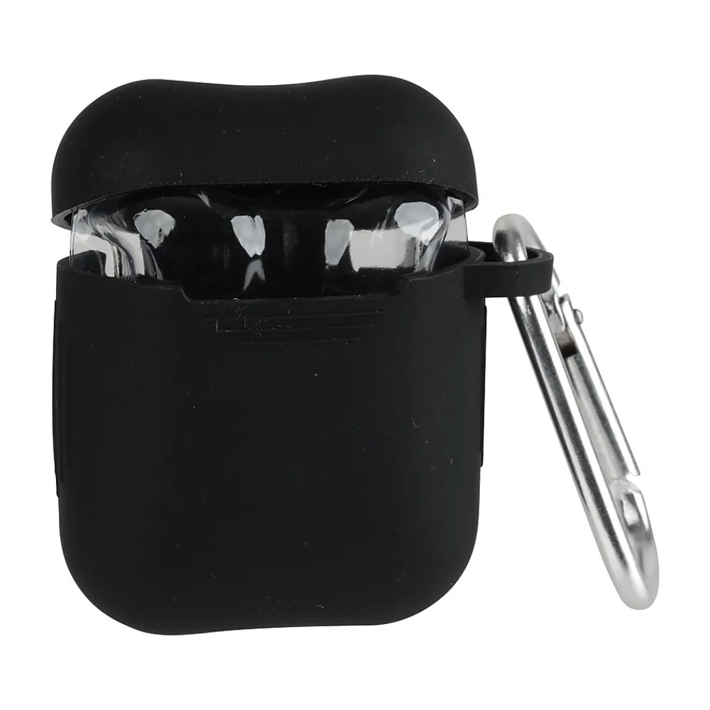 Case with Carabiner for AirPods, Black (V90022BLKSTK12)<Vivitar Discount