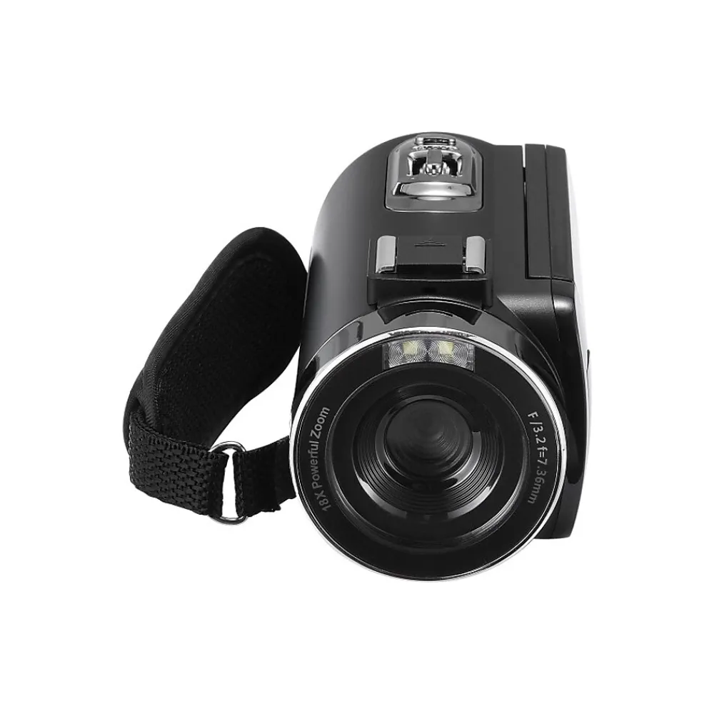 Vivitar DVR E401 42MP 4K Digital Camcorder, Black (DVRE401-BLK-STK-4)
