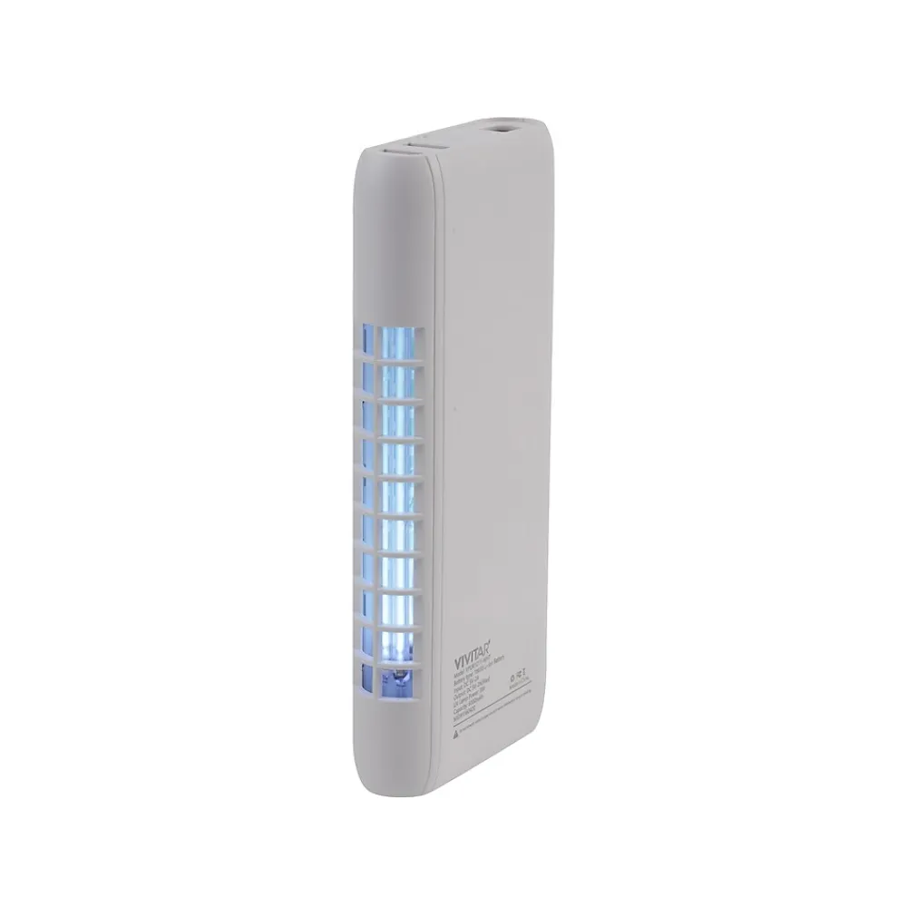PureMobile USB Power Bank for Cellular Most Smartphones, 6000mAh, White (VPUR1011)<Vivitar