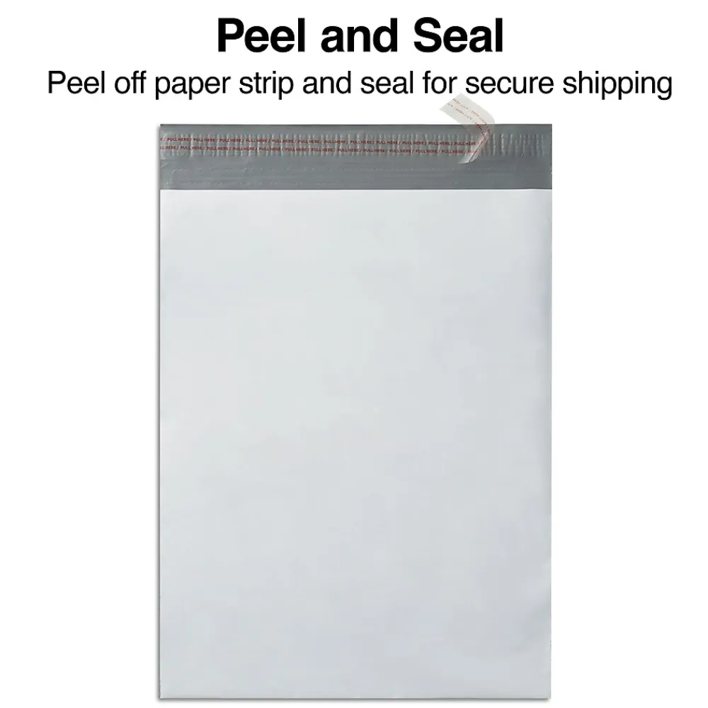 Online Staples 12"W x 15.5"L Self Seal Poly Mailer, 5/Pack (56549)