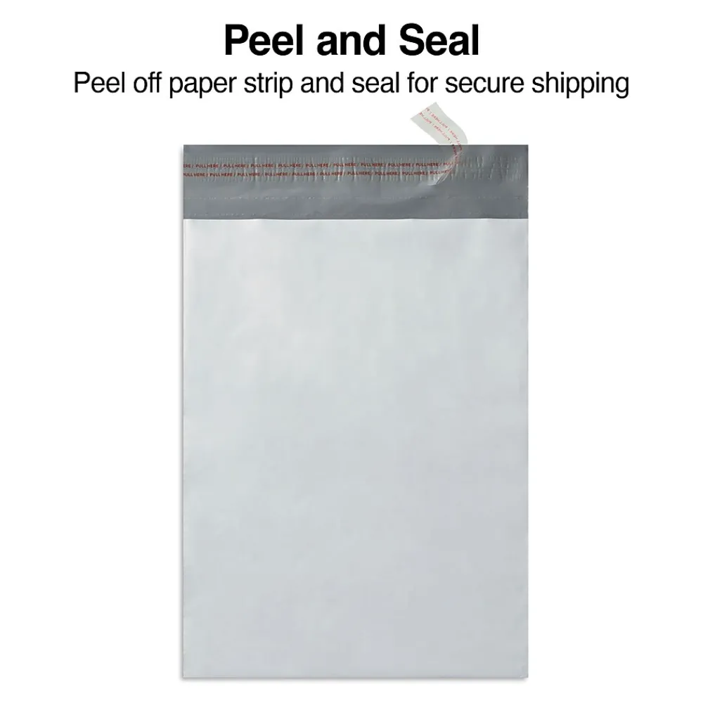 Hot Staples 10"W x 13"L Peel & Seal Poly Mailer, 5/Pack (56554)