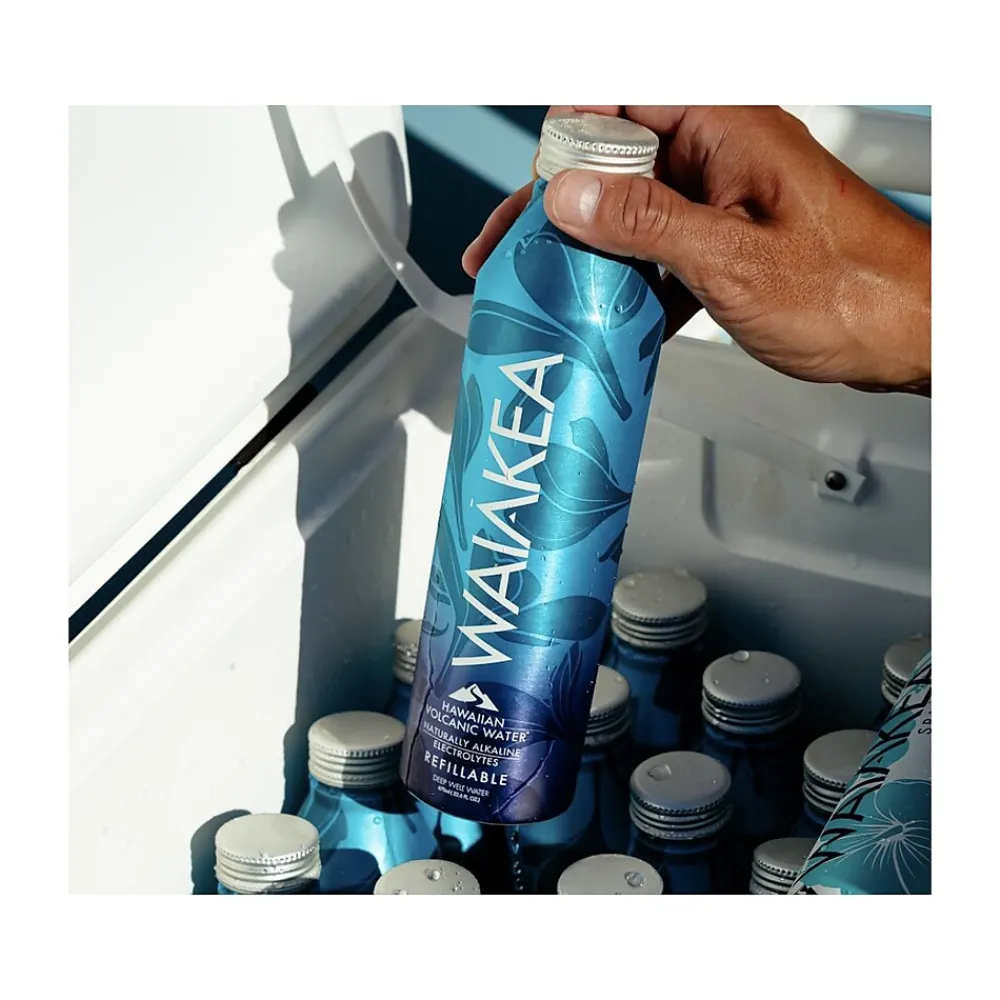 Waiakea Hawaiian Volcanic Water, 22.6 fl. oz., 12 Bottles/Carton (856001)