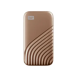 Outlet WD My Passport 2TB USB 3.2 External Solid-State Drive, Gold (BAGF0020BGD-WESN)
