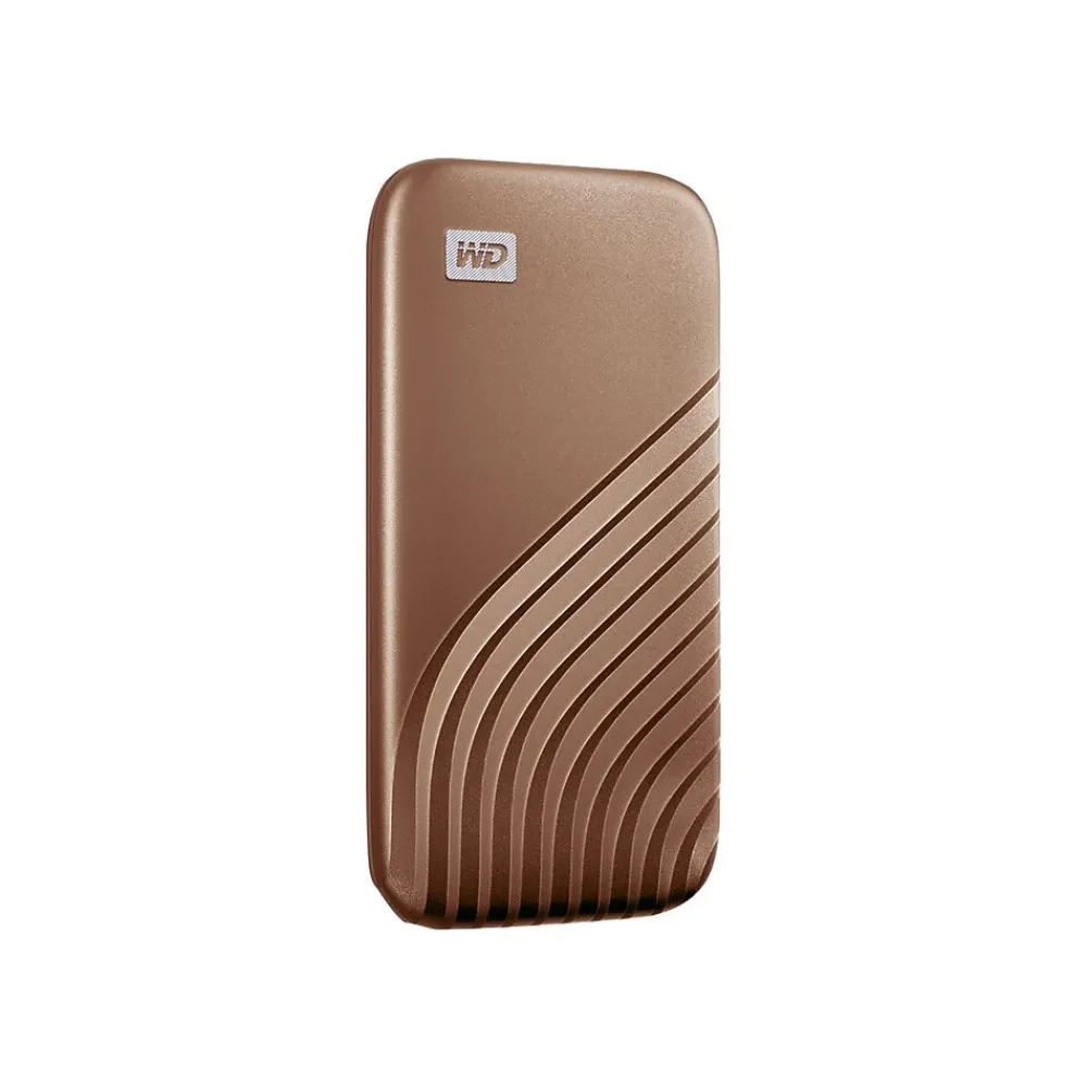 Discount WD My Passport 1TB USB 3.2 External Solid-State Drive, Gold (BAGF0010BGD-WESN)